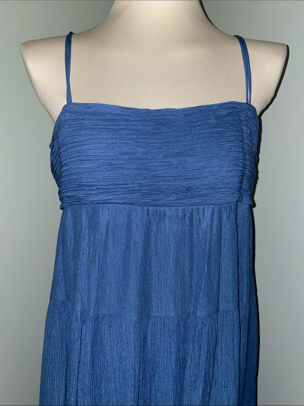 Kirious Navy Blue Spaghetti-Strap Maxi Dress - Picture 2 of 14